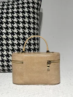 Lizard Leather Milk Tea Beige Gold Hardware Bag Collection WLB121 image 2
