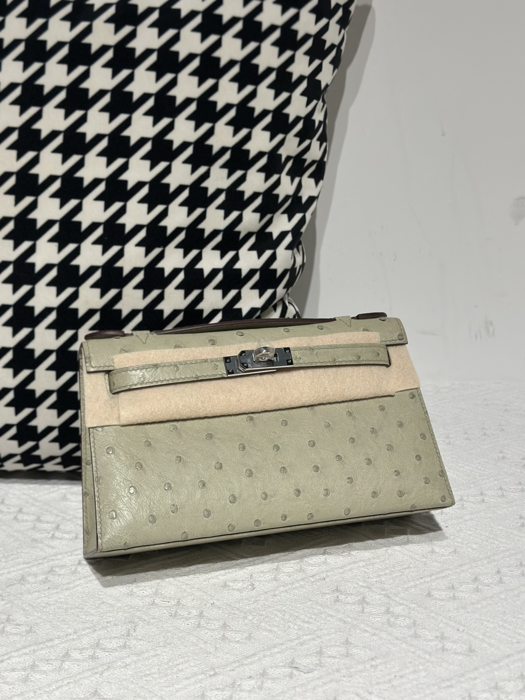 Ostrich Leather Series I Flap Shoulder Bag Collection WOB109 photo 3