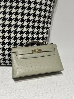 Ostrich Leather Series I Flap Shoulder Bag Collection WOB109 image 4