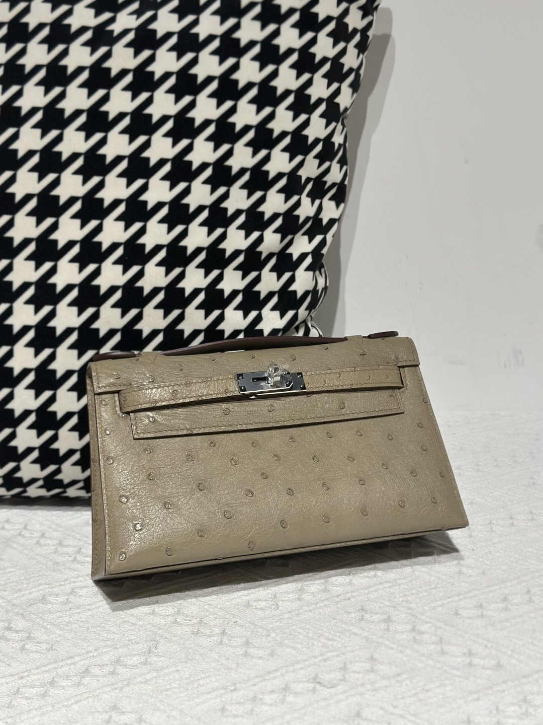 Ostrich Leather Series I Flap Shoulder Bag Collection WOB109 photo 5