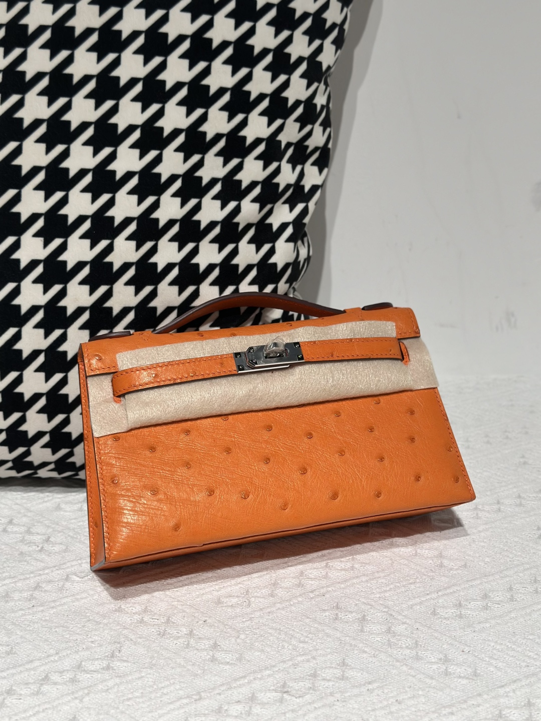 Ostrich Leather Series I Flap Shoulder Bag Collection WOB109 photo 8