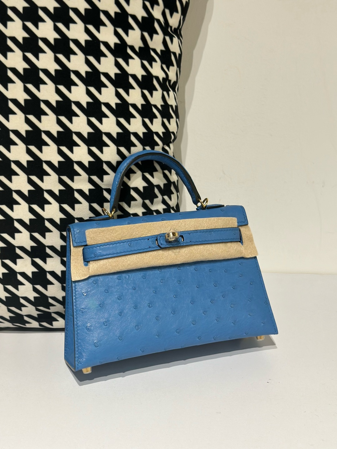 Ostrich Leather Series II Top Handle Bag Collection WOB116 image 3
