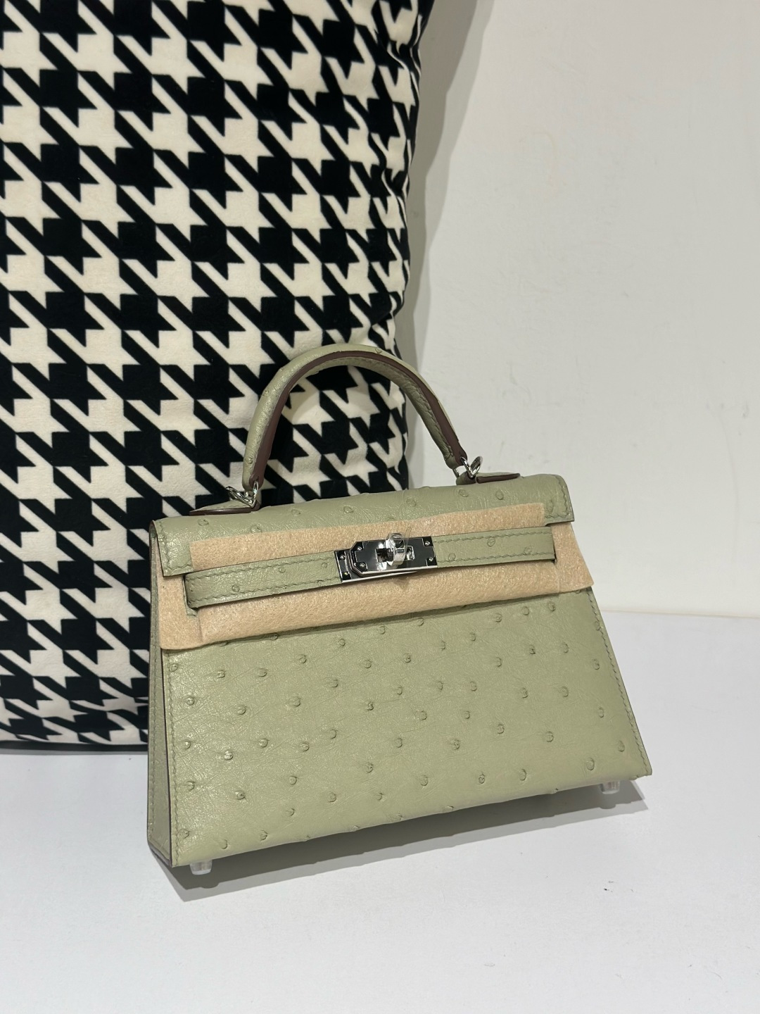 Ostrich Leather Series II Top Handle Bag Collection WOB116 image 4