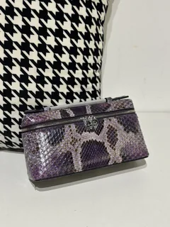Python Leather 19cm Top Handle Bag Collection WPB001 image 1