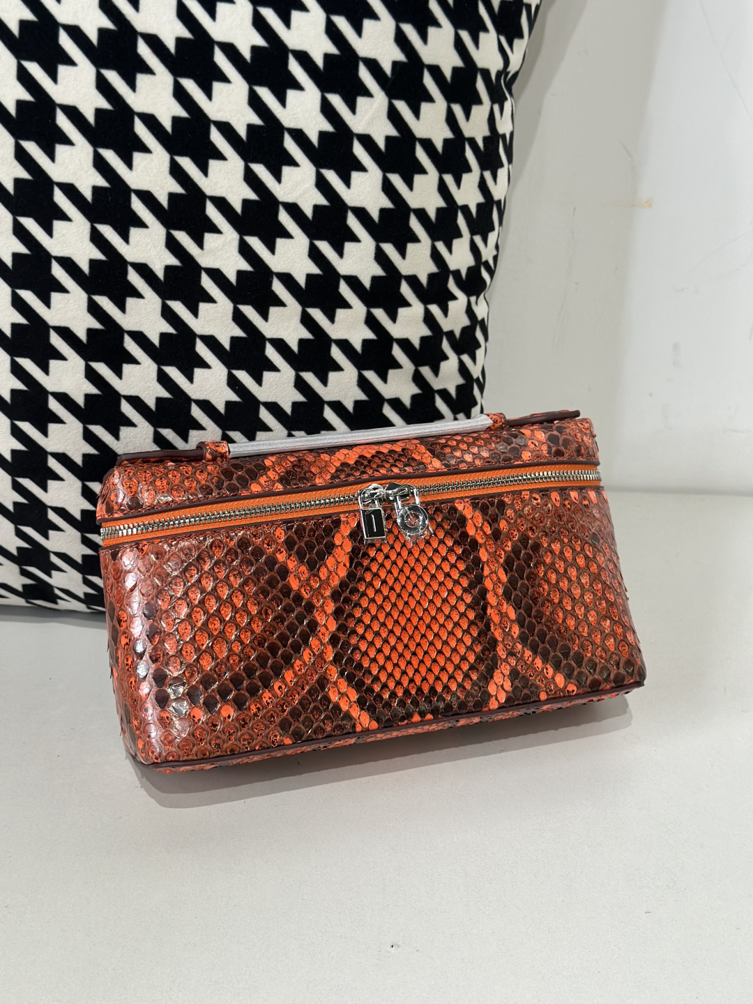 Python Leather 19cm Top Handle Bag Collection WPB001 photo 2
