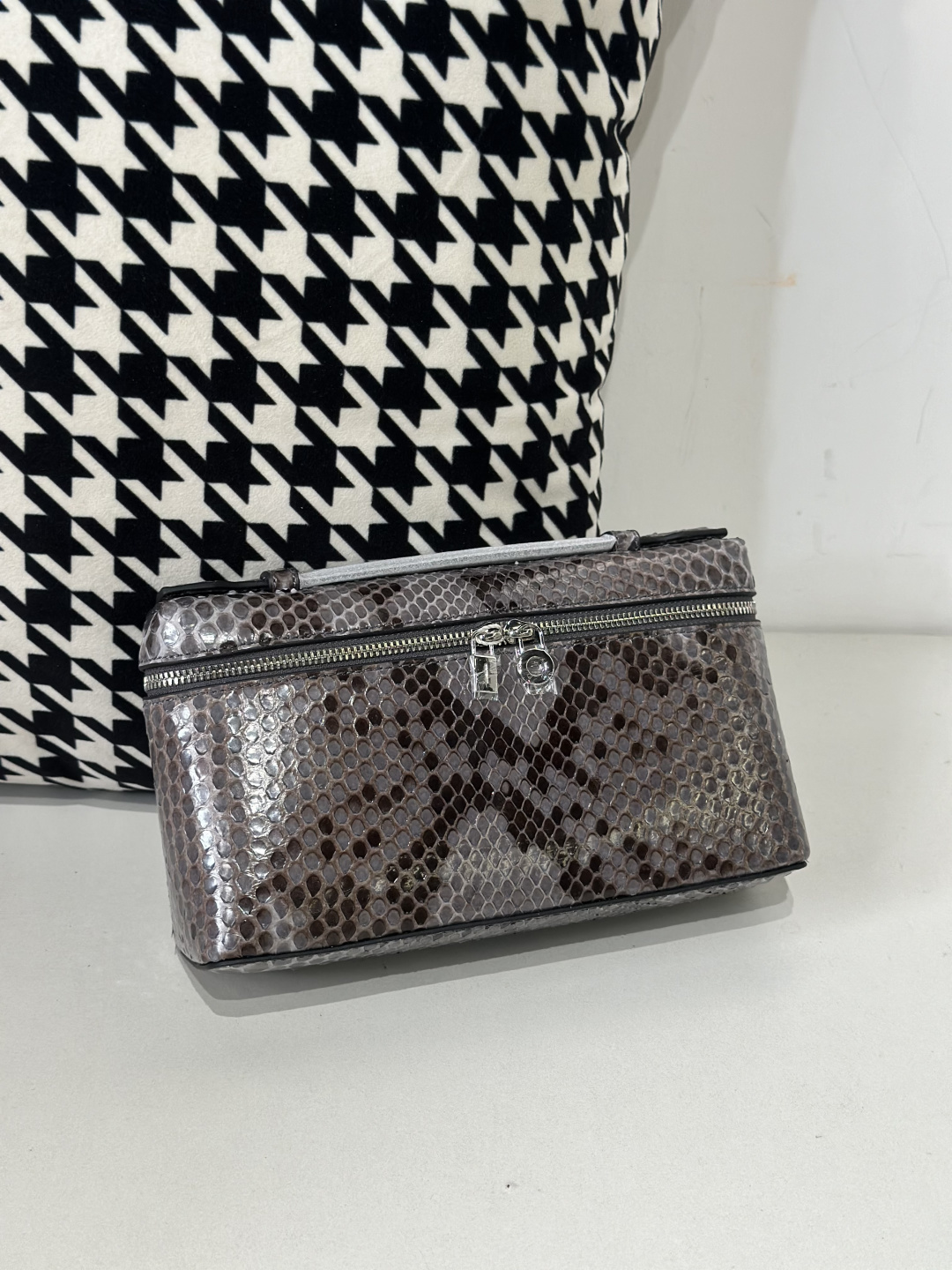 Python Leather 19cm Top Handle Bag Collection WPB001 photo 3