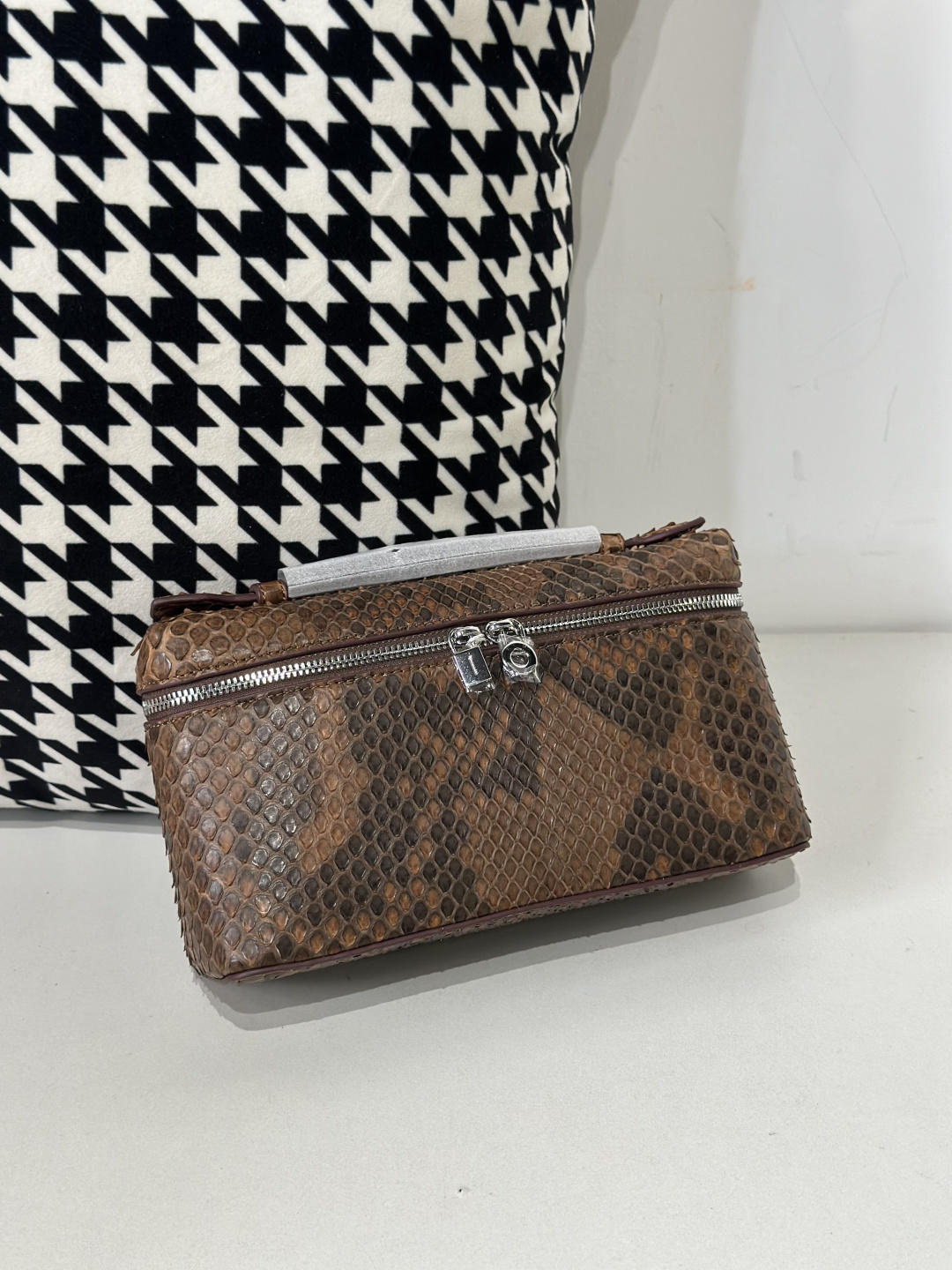Python Leather 19cm Top Handle Bag Collection WPB001 photo 5