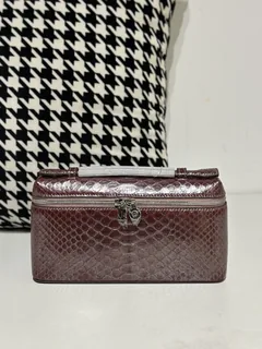 Python Leather 19cm Top Handle Bag Collection WPB001 image 14