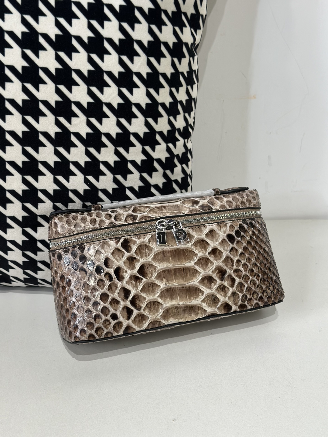 Python Leather 19cm Top Handle Bag Collection WPB001 photo 17