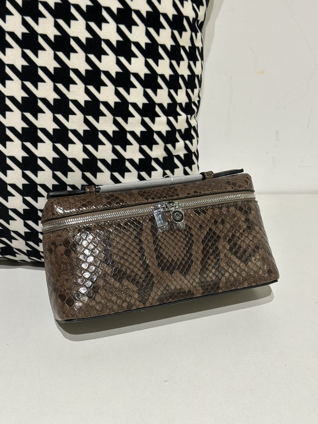 Python Leather 19cm Top Handle Bag Collection WPB003 photo 3