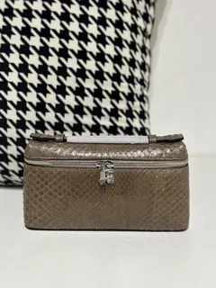 Python Leather 19cm Top Handle Bag Collection WPB003 image 9