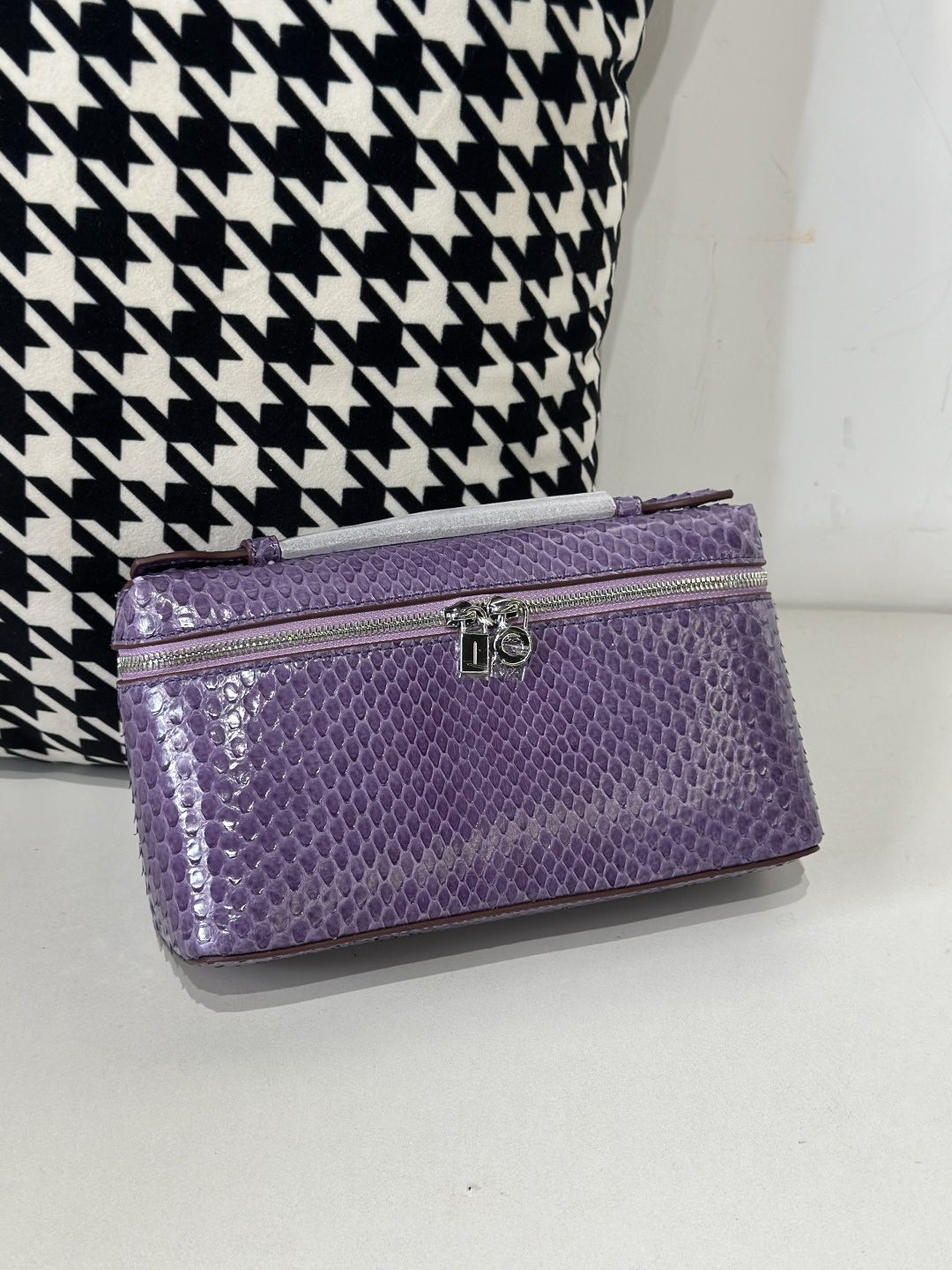 Python Leather 19cm Top Handle Bag Collection WPB003 photo 14