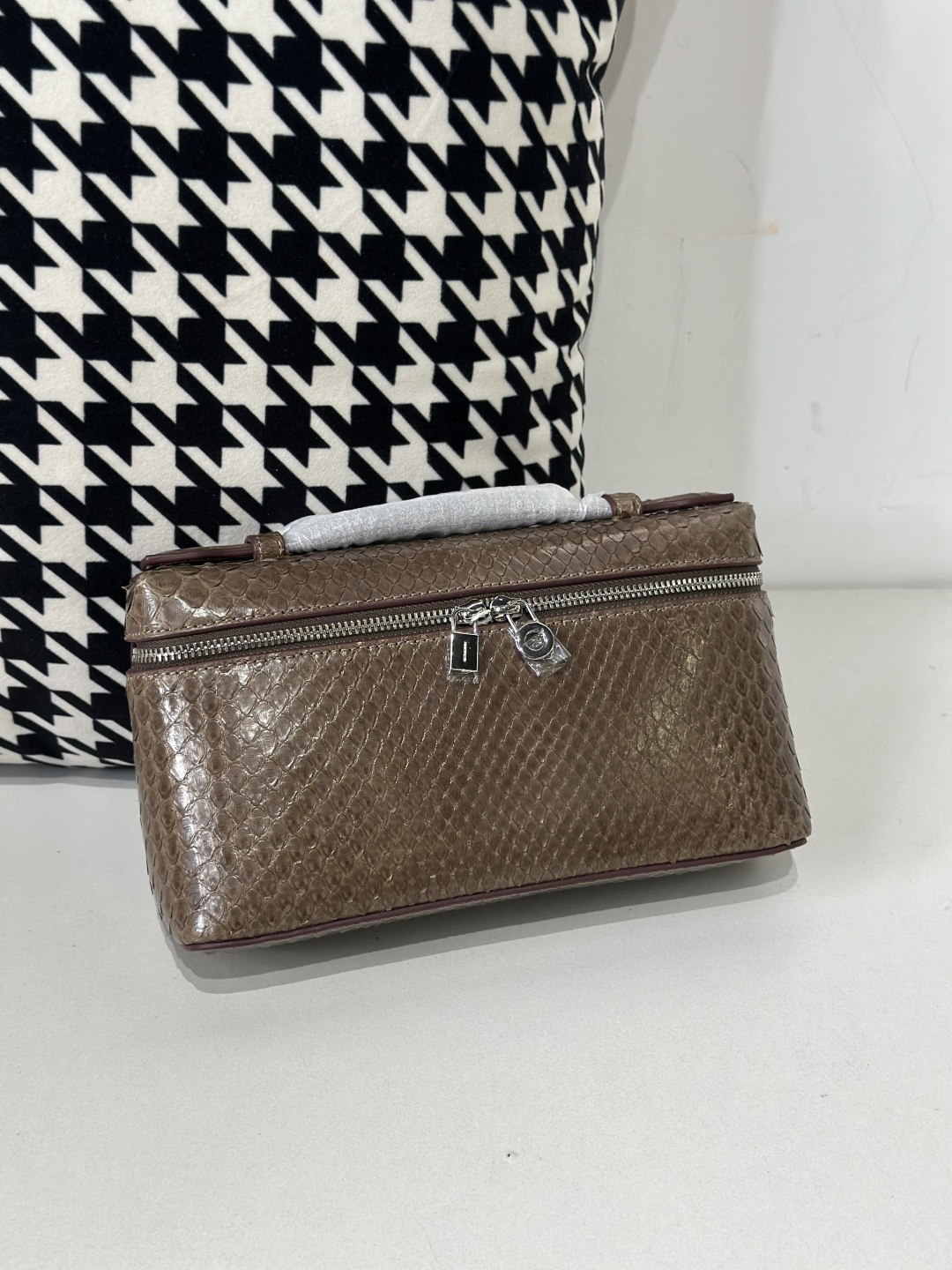 Python Leather 19cm Top Handle Bag Collection WPB003 photo 15