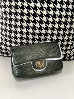 Python Leather 20cm Chain Shoulder Bag Collection WPB004 image 4