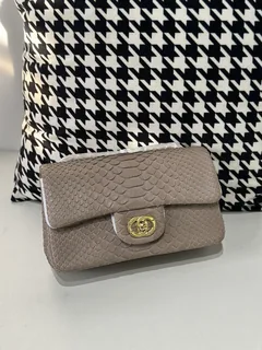 Python Leather 20cm Chain Shoulder Bag Collection WPB004 image 12