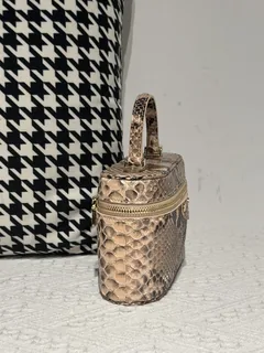 Python Leather Natural Pattern Gold Hardware Bag Collection WPB011 image 5