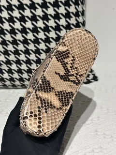 Python Leather Natural Pattern Gold Hardware Bag Collection WPB011 image 6