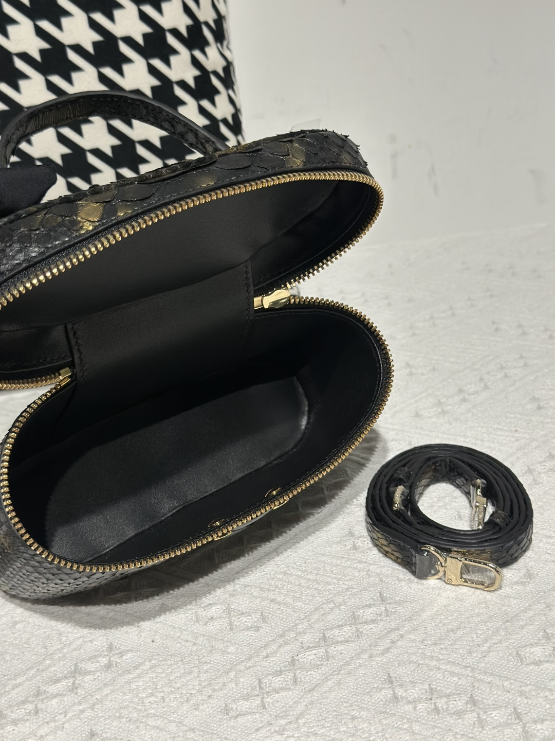 Python Leather Gold Hardware Bag Collection WPB012 photo 3