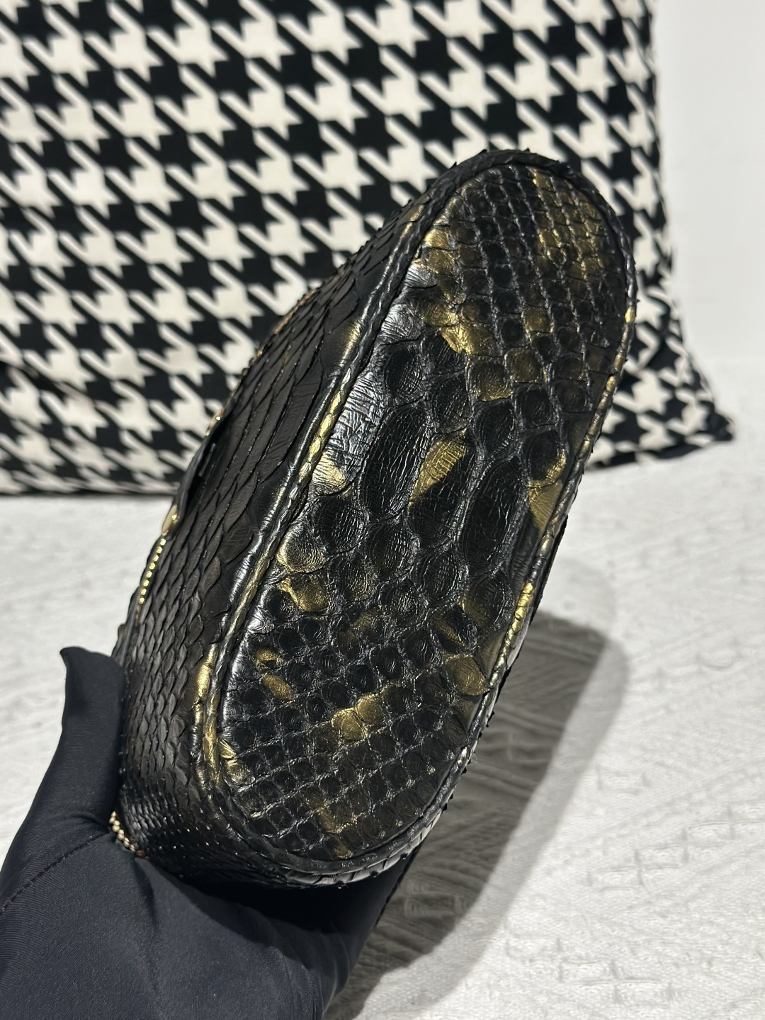 Python Leather Gold Hardware Bag Collection WPB012 photo 6