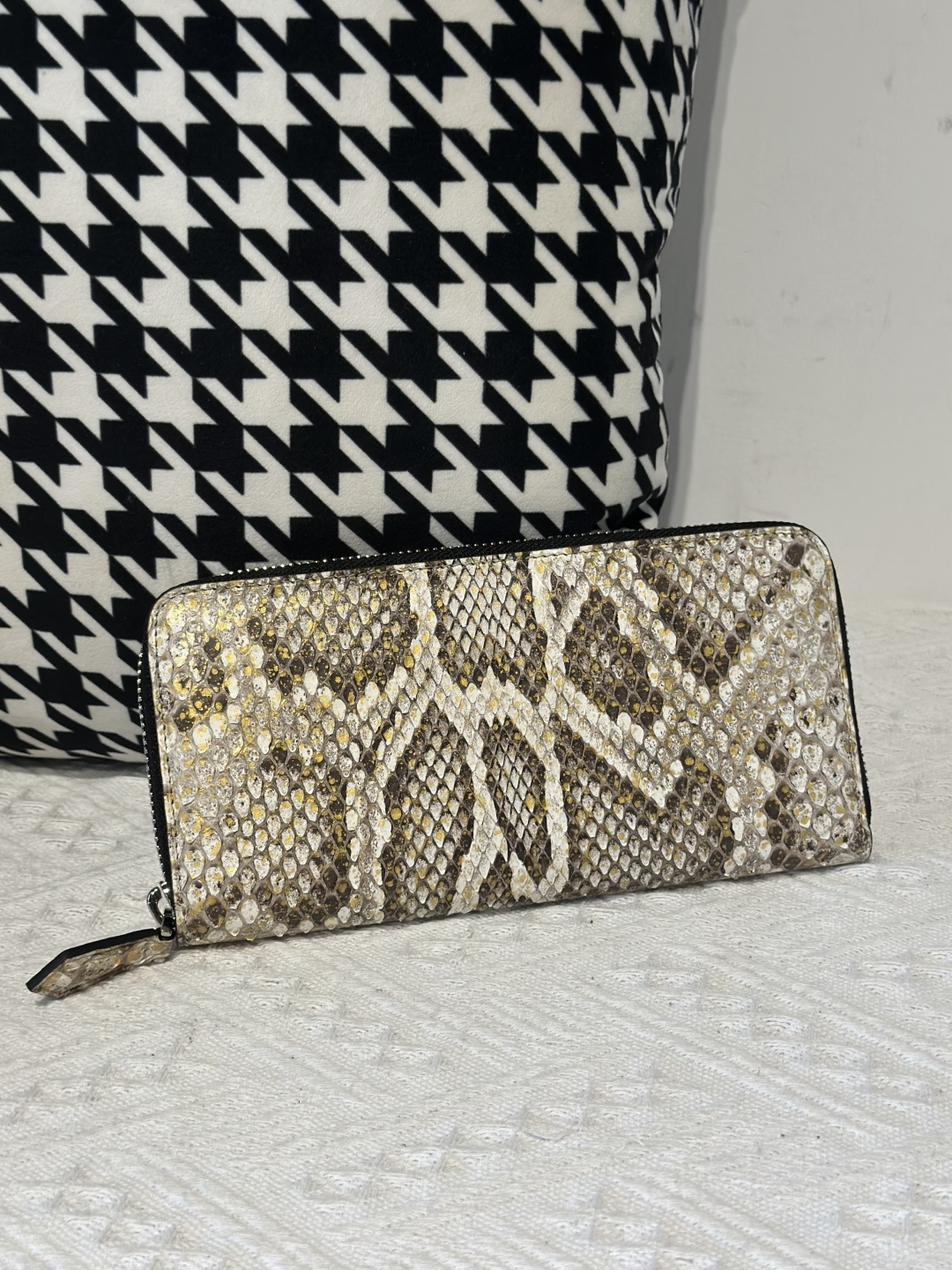 Python Leather Clutch Bag WPB020