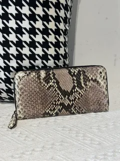 Python Leather Clutch Bag WPB020 image 10