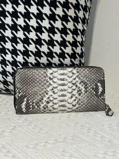 Python Leather Clutch Bag WPB020 image 14
