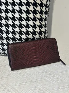 Python Leather Clutch Bag WPB020 image 17