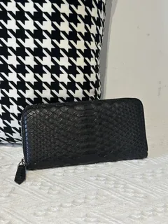 Python Leather Clutch Bag WPB020 image 19