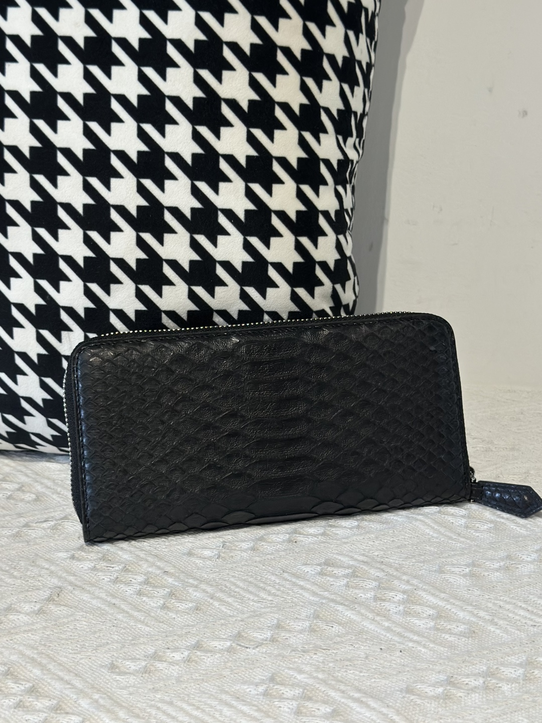 Python Leather Clutch Bag WPB020 photo 20