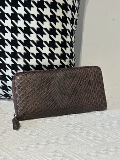 Python Leather Clutch Bag WPB020 image 22