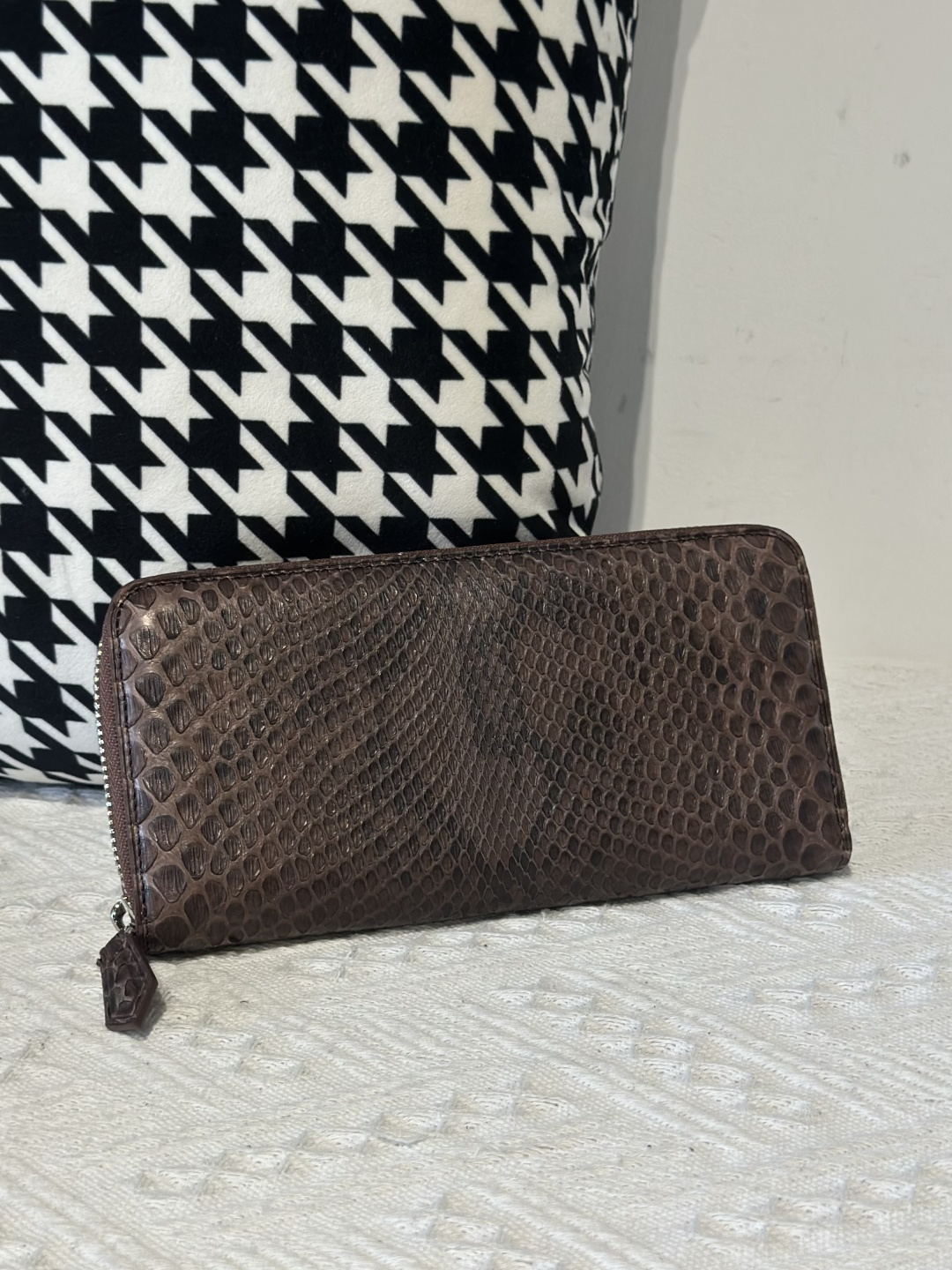 Python Leather Clutch Bag WPB020 photo 22