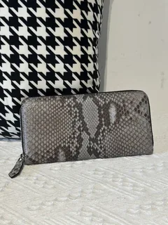 Python Leather Clutch Bag WPB020 image 25