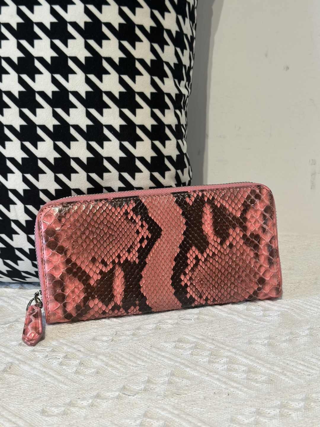 Python Leather Clutch Bag WPB020 photo 31