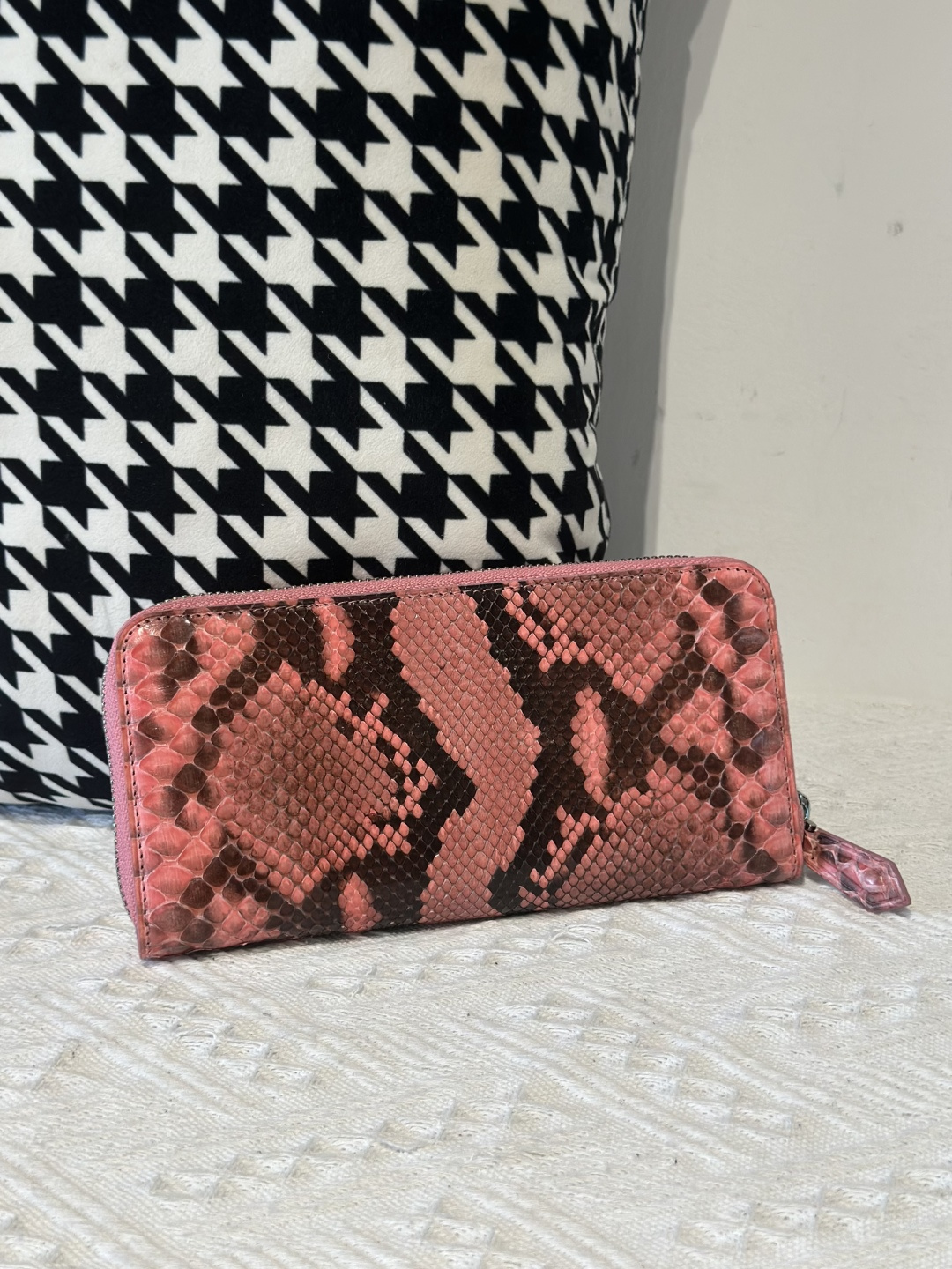 Python Leather Clutch Bag WPB020 photo 32