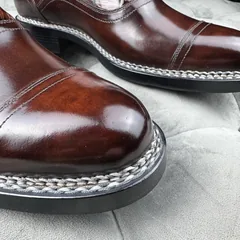 Crocodile Leather and Horsehide Brown Norwegian Welt Oxford Shoes BCS010 image 7