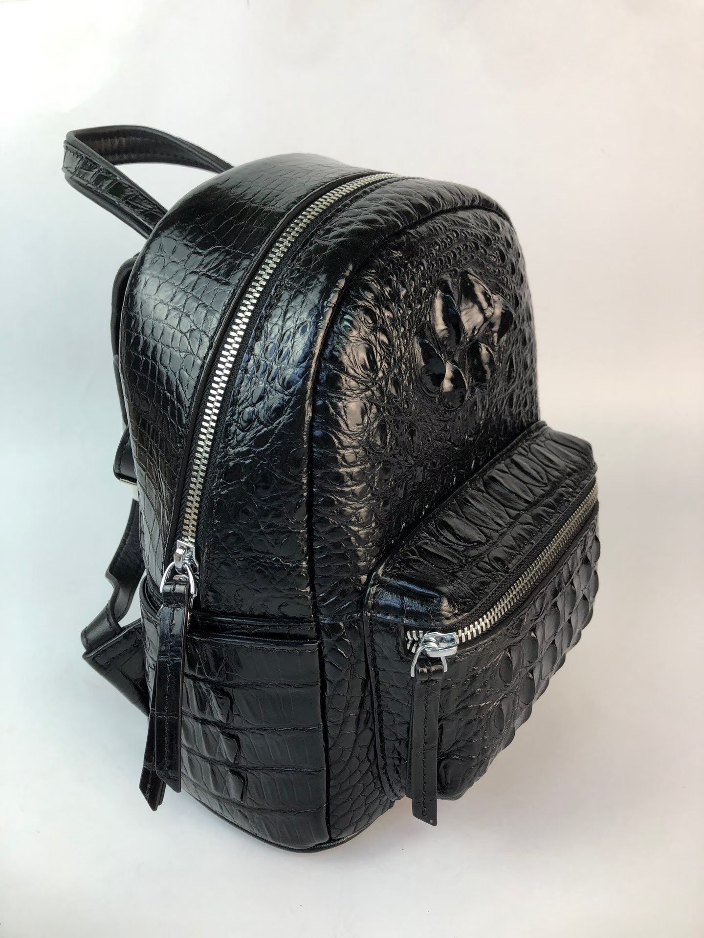 Crocodile Leather Women's Hornback 25 x 22 x 12cm Backpack HCB002 image 3