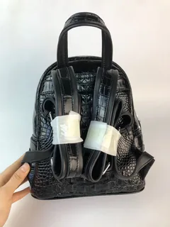 Crocodile Leather Women's Hornback 25 x 22 x 12cm Backpack HCB002 image 4