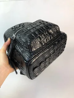 Crocodile Leather Women's Hornback 25 x 22 x 12cm Backpack HCB002 image 5