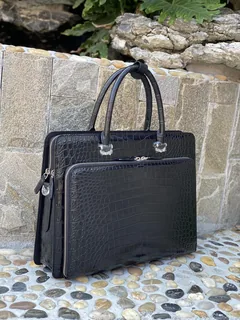 Crocodile Leather Classic Briefcase HCB003 image 1