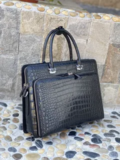 Crocodile Leather Classic Briefcase HCB003 image 4
