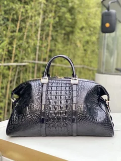 Crocodile Leather Head Cut Travel Bag HCB007 image 2