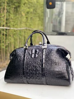 Crocodile Leather Head Cut Travel Bag HCB007 image 3