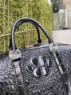 Crocodile Leather Head Cut Travel Bag HCB007 image 6