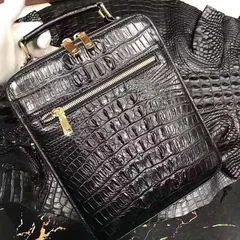 Crocodile Leather Head Cut Shoulder Bag HCB015 image 2