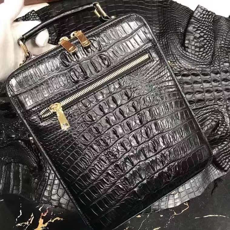 Crocodile Leather Head Cut Shoulder Bag HCB015 photo 2