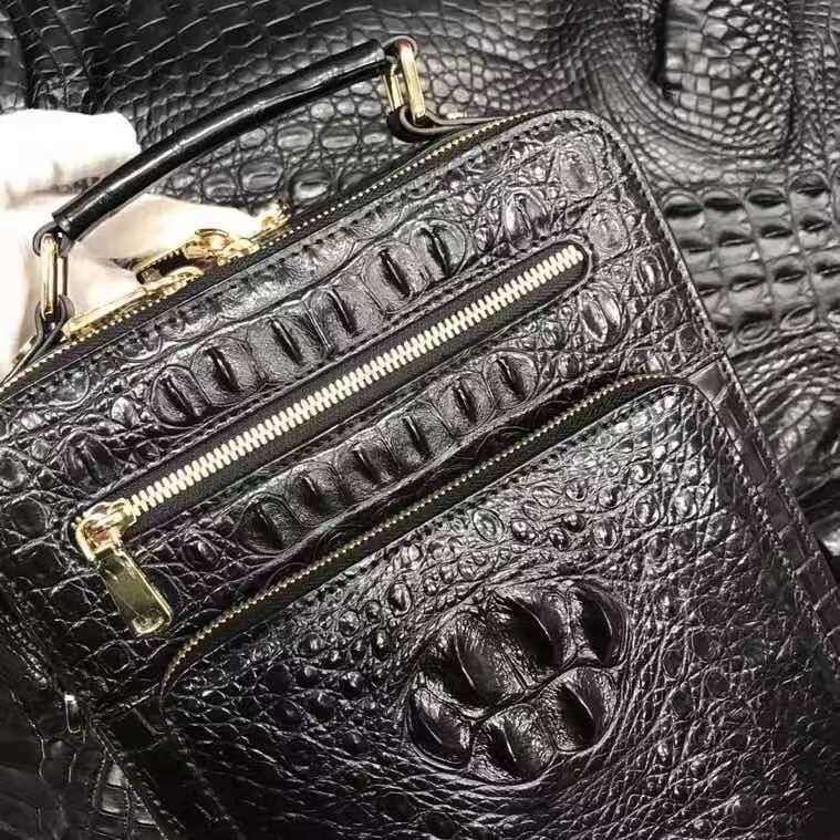 Crocodile Leather Head Cut Shoulder Bag HCB015 photo 3