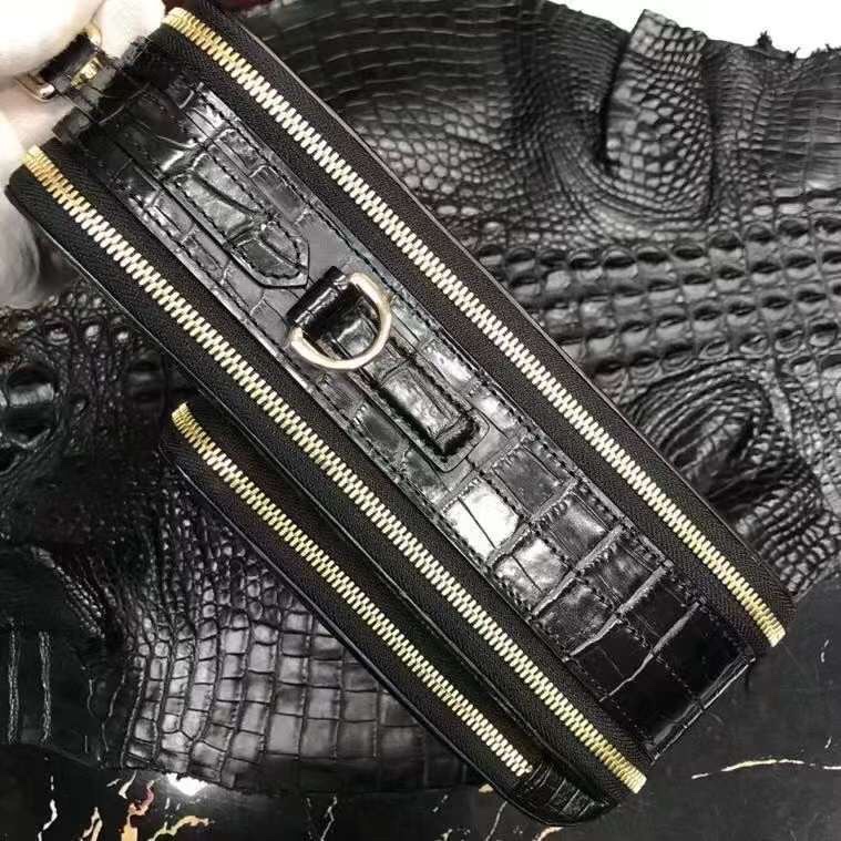 Crocodile Leather Head Cut Shoulder Bag HCB015 photo 4