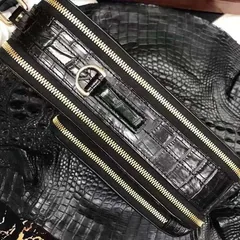 Crocodile Leather Head Cut Shoulder Bag HCB015 image 5