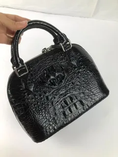 Crocodile Leather Hornback 25 x 13 x 18cm Shell Bag HCB016 image 1