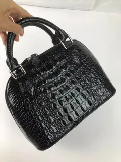 Crocodile Leather Hornback 25 x 13 x 18cm Shell Bag HCB016 image 2